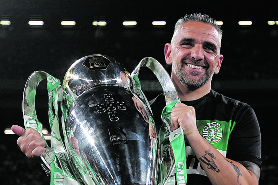 Rúben Amorim celebra um ano no Sporting com título e Taça de Portugal