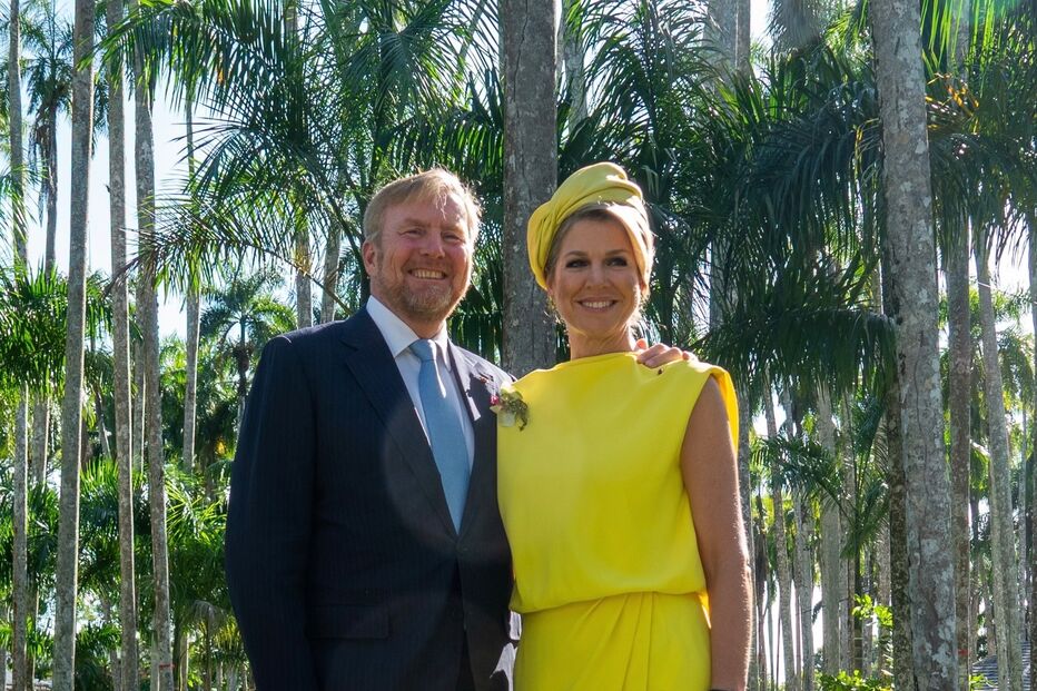 Rei Willem-Alexander e rainha Máxima em evento oficial