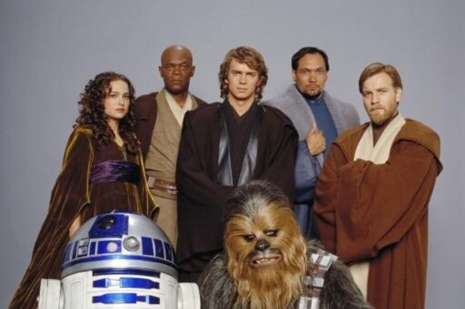 Algumas personagens de 'Star Wars: Episódio III -  A vingança dos Sith'