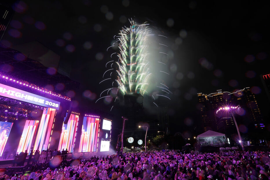 Passagem de ano em Taiwan