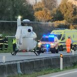 Um ferido em despiste de carro na A1 em Póvoa de Santarém