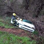 Mulher fica ferida após despiste de carro em  Albergaria-a-Velha. Condutora perdeu controlo da viatura e caiu para ravina