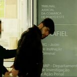 Nuno Ferreira à saída do tribunal que lhe aplicou prisão preventiva