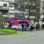 Bombeiros e polícia estiveram no local  