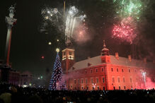 Ano Novo em Varsóvia, Polónia