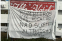 Bombeiros reivindicam melhores condições de trabalho em época natalícia