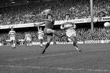 Kevin Keegan, lenda do Liverpool, em jogo