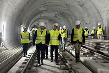 Autarca Pedro Duarte visita obras da Linha Rosa