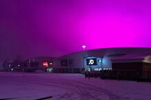 Céu cor-de-rosa no Reino Unido