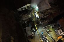 Incêndio em Penafiel desalojou sete pessoas; bombeiros no local