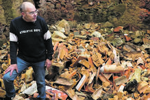 A casa de Orlando Ramalho é um monte  de destroços  