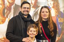 Simão Biernat, esposa e filhos