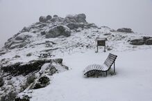 Depressão Ingrid provoca neve, acessos cortados e derrocadas em Viseu, Porto, Vila Real e Braga