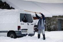 Vila Pouca de Aguiar acordou pintada de branco