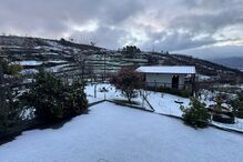 Neve em Baião, distrito do Porto