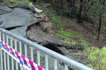 Três famílias sem acesso a casa após estrada ruir em Ponte de Lima 