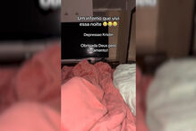 Jovem vê casa voar durante depressão Kristin e filma tudo em Sobral de Monte Agraço