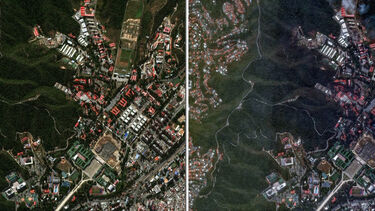 Imagens de satélite mostram instalação militar em Caracas antes e depois dos ataques dos EUA 