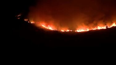 Incêndio deflagra em zona de mato em Ponte de Lima