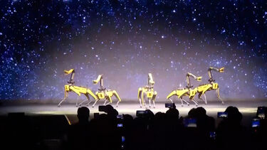 Cães-robô da Hyundai fazem espetáculo de dança em feira tecnológica 