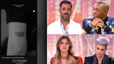 Raquel Coelho tatua asa de anjo no braço em homenagem a Maycon Douglas