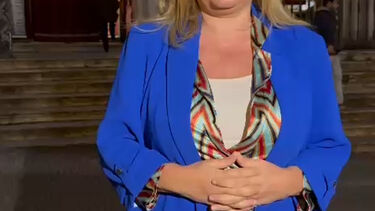 Tânia Laranjo na Igreja de São Nicolau onde André Ventura vai conhecer primeiros resultados das presidenciais  