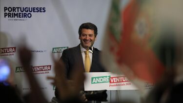 André Ventura sente-se vitorioso com segundo lugar nas eleições presidenciais 