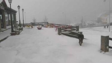 Depois de semanas de neve intensa a Serra da Estrela está agora com muita chuva