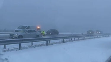 Troço do IP4 cortado e A24 condicionada por causa da neve em Vila Real