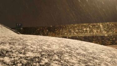 Neve chegou ao Alentejo e deixou vários locais pintados de branco