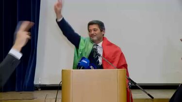 André Ventura faz campanha junto da comunidade portuguesa na Suíça