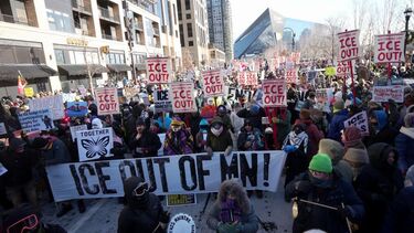 Protestos contra o ICE em Minneapolis