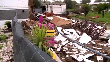 Alunos continuam com aulas após muro desabar em Vila de Frades devido ao mau tempo