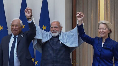 Primeiro-ministro da Índia anuncia acordo de livre comércio com a União Europeia 