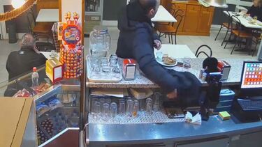 Imagens de videovigilância mostram homem a assaltar café em Caldas da Rainha 