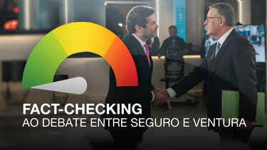 Verdade ou mentira: Fact-checking ao debate entre Seguro e Ventura