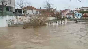 Imagens da destruição em Leiria à passagem da depressão Kristin