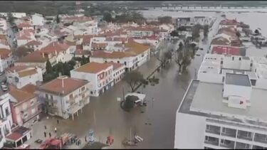 Imagens impressionantes captadas por drone mostram os efeitos do mau tempo em Alcácer do Sal