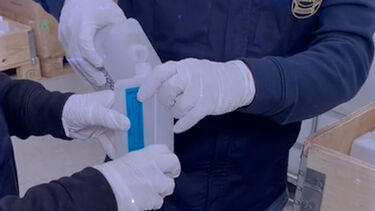 As imagens da apreensão da PJ de 82 mil litros de droga da violação no Alentejo