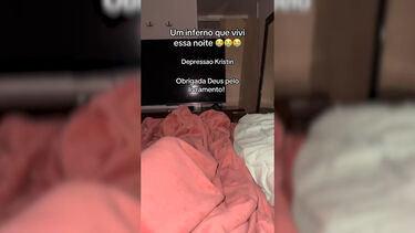 Jovem vê casa voar durante depressão Kristin em Sobral de Monte Agraço
