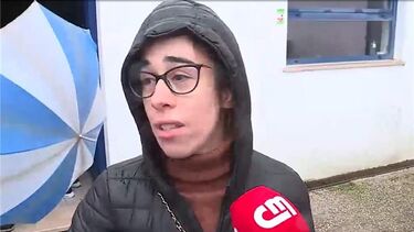 O Pavilhão Desportivo de Pousos, em Vidigal, apesar de ter sofrido danos, é agora o ponto de distribuição de lonas e bens alimentares