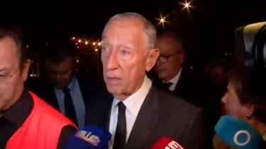 Marcelo foi a Leiria visitar zonas mais afetadas