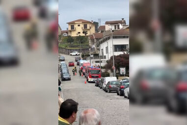 Bombeiros acionados para situação de alegada fuga de gás no centro social de Lagares