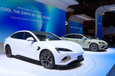 BYD apresenta veículo elétrico no Japan Mobility Show 2023