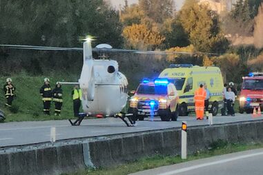 Um ferido em despiste de carro na A1 em Póvoa de Santarém