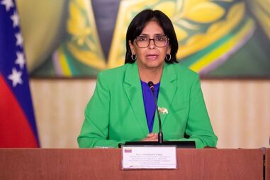 Delcy Rodríguez, presidente interina da Venezuela