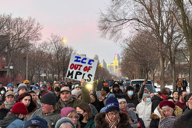 Manifestação em Minneapolis pede a saída do ICE da cidade