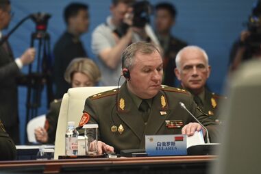 Ministro da Defesa da Bielorrússia, Viktor Khrenin