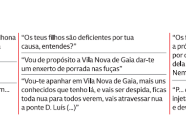 As frases do terror enviadas para enfermeira perseguida na 'net'