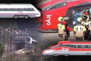 Como aconteceu o acidente entre comboios de alta velocidade em Espanha